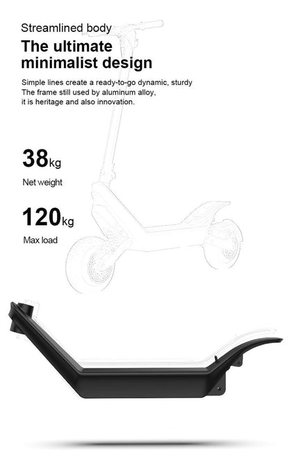 Scooter elettrico pieghevole a lungo raggio ad alta potenza per adulti a doppia trazione fuoristrada da 2400 W