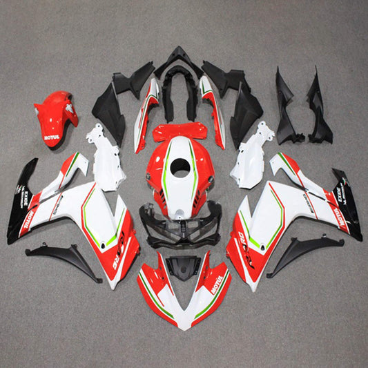 Amotopart Sales Ski Yamaha 2014-2018 YZF R3 e 2015-2017 YZF R25 White Red Fearing Kit