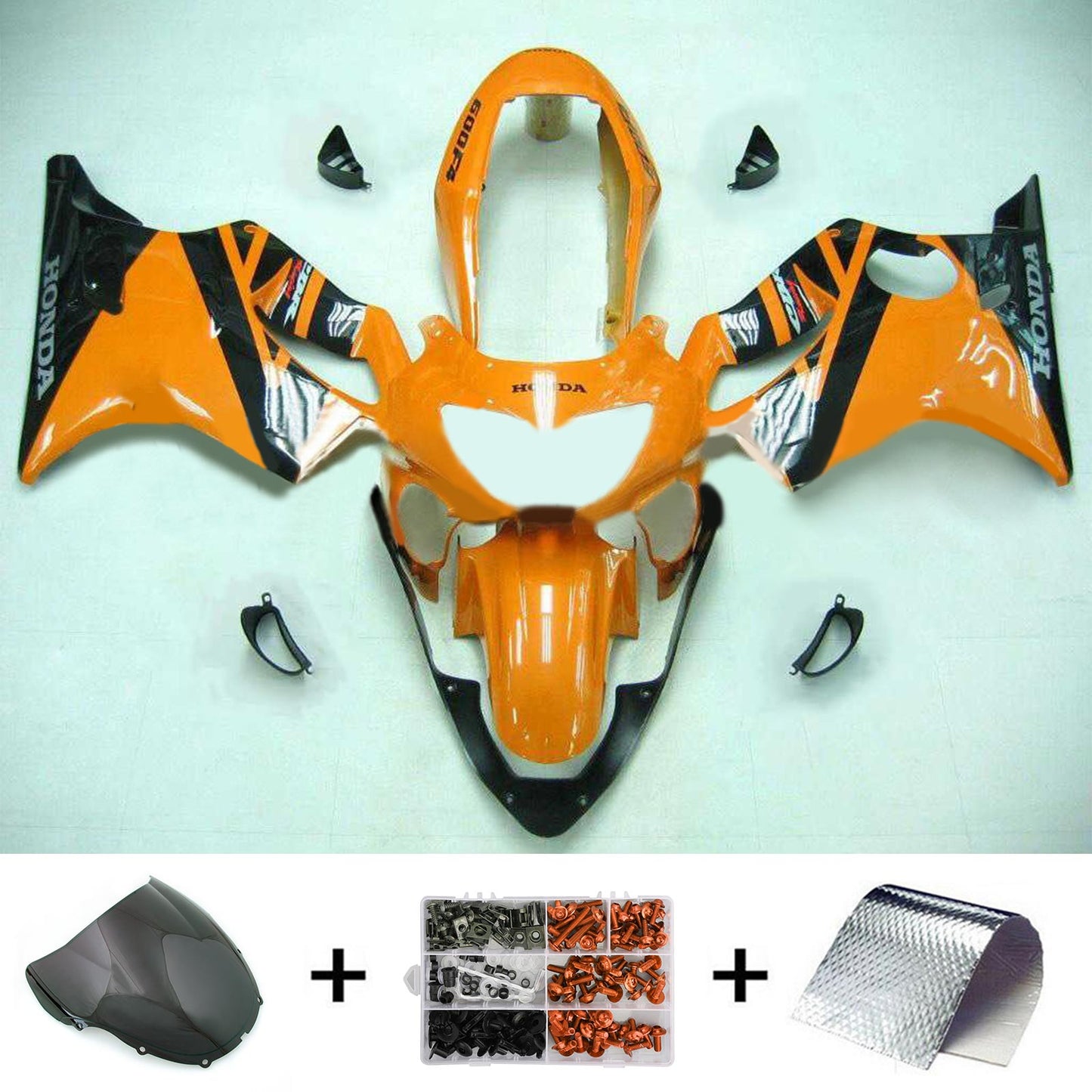 Amotopart Honda CBR600F4 1999-2000 Kit travestimento Body Plastic Abs