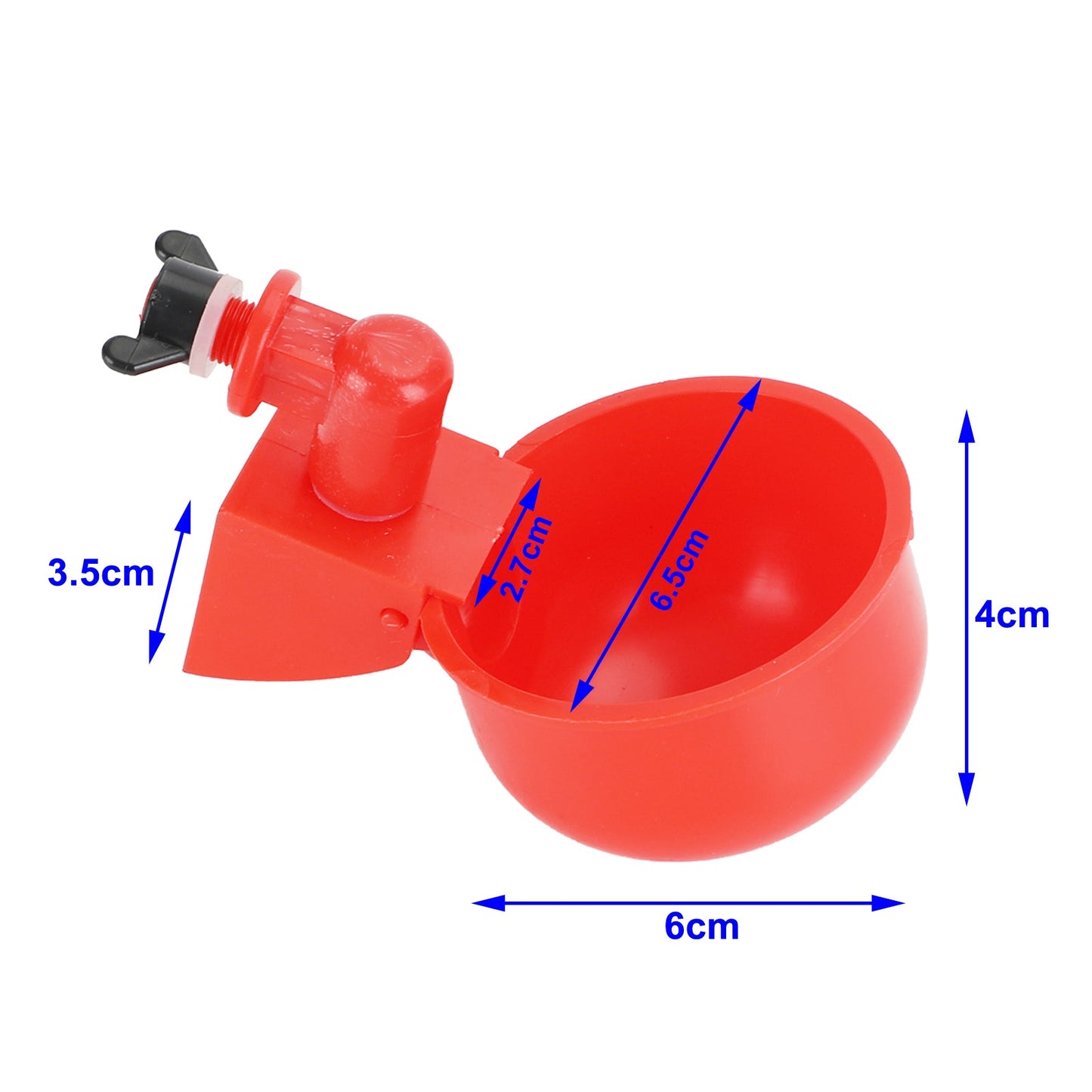 4Pcs Automatic Waterer Pollame Ciotola per Pollo Mangiatoia per Pollo