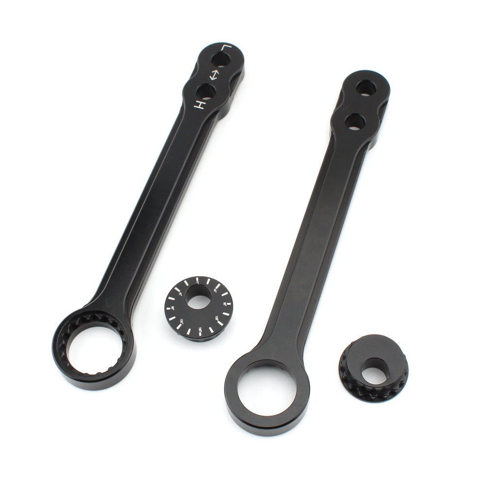 Kawasaki Ninja 400 250 Z400 Z250 13-23 Kit collegamento ribassamento in alluminio CNC 40mm