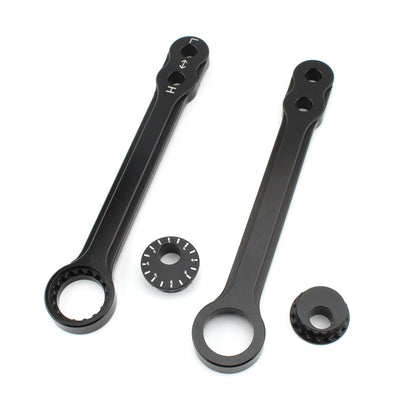 Kawasaki Ninja 400 250 Z400 Z250 13-23 Kit collegamento ribassamento in alluminio CNC 40mm