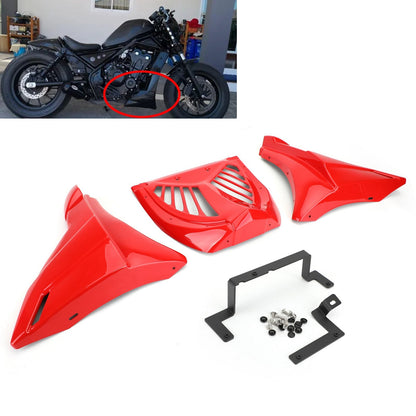 Moto Inferiore Telaio Laterale Della Copertura Della Protezione Carenatura Fit Per Honda Rebel Cmx500 17-24 Trasparente Generico
