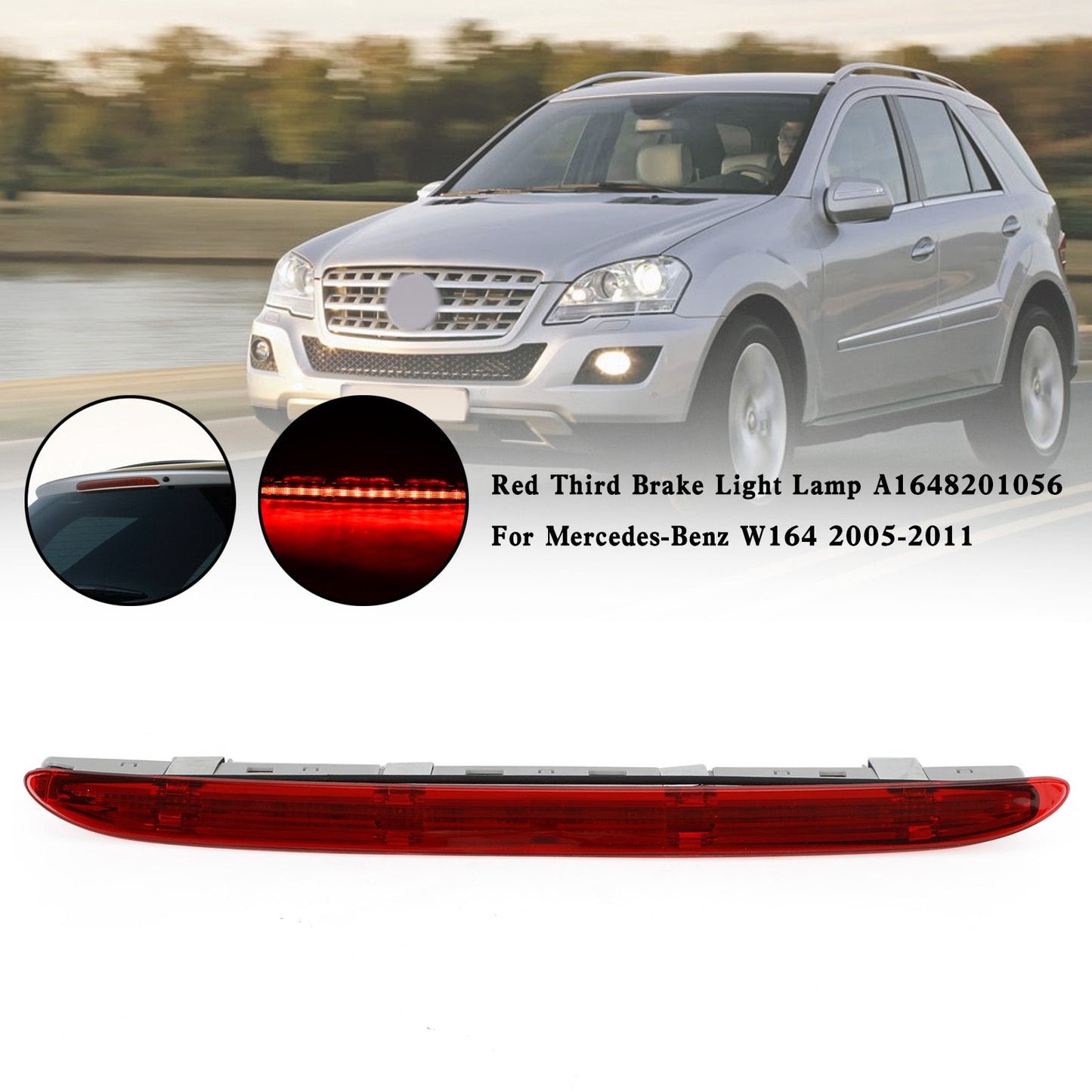 2005-2011 Mercedes-Benz W164 terza luce freno lampada A1648201056