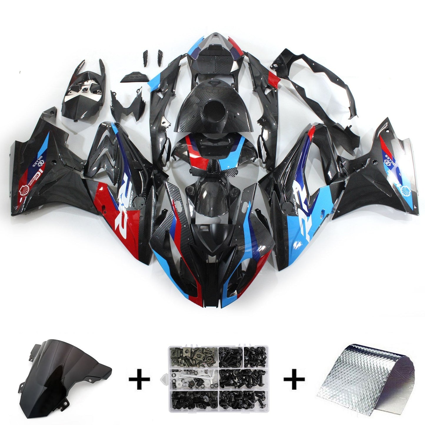 Kit Carena BMW S1000RR 2017-2018 Carrozzeria Plastica ABS