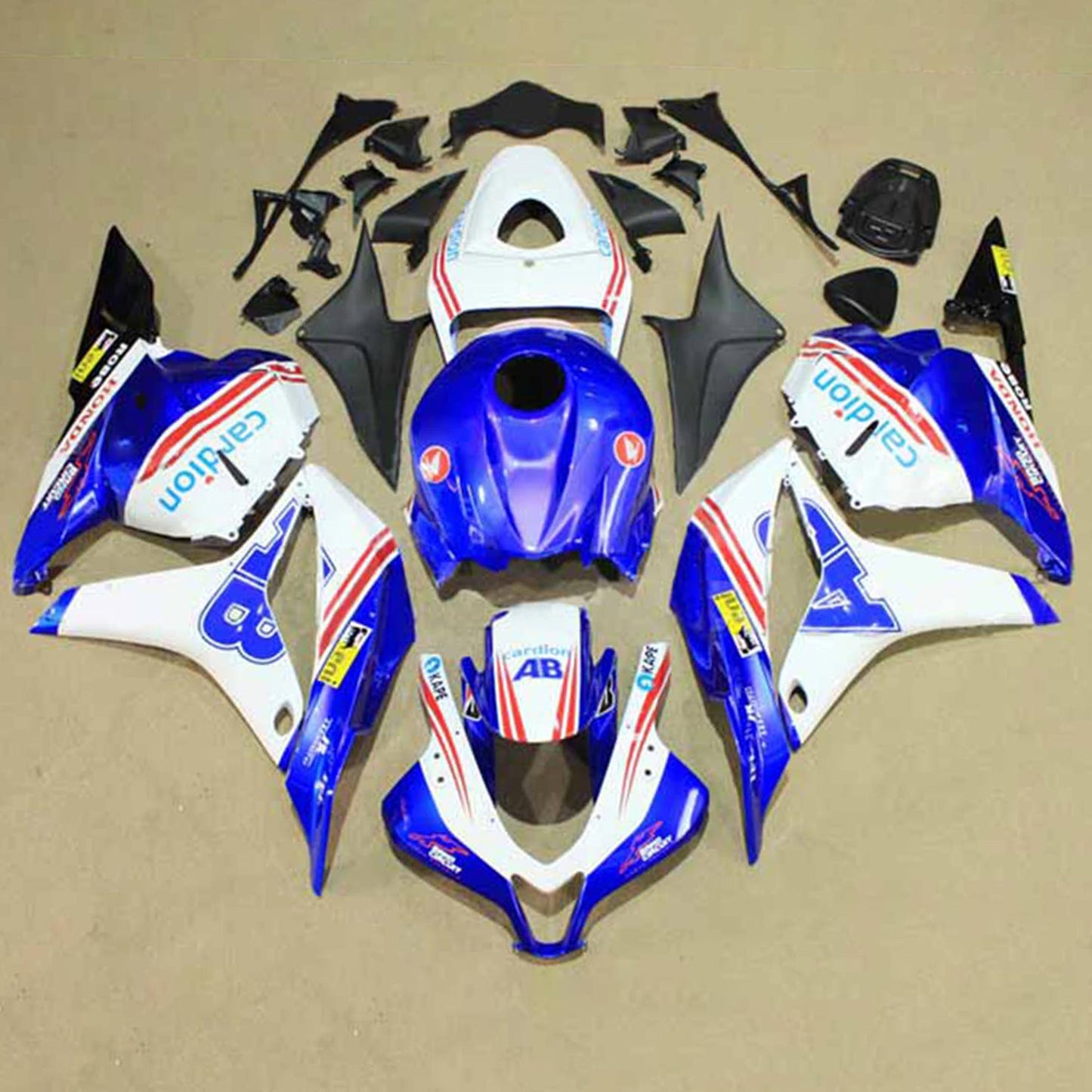 Amotopart Honda CBR600RR 2009-2012 F5 Kit carena Carrozzeria Plastica ABS