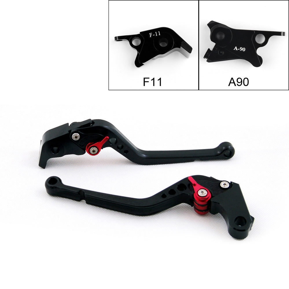 Leve freno frizione lunghe per KTM 690 Duke R 2014-2016 (F11/A90) nere generiche