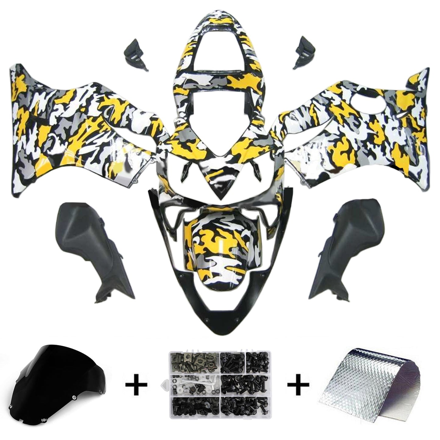 Amopart Honda CBR600 F4i 2001-2003 Kit Carenatura Carrozzeria Plastica ABS