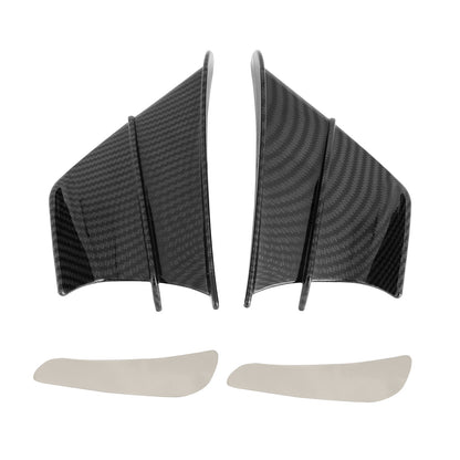 Winglet Wind Fin Kit aerodinamico Spoiler Trim Cover per moto universale