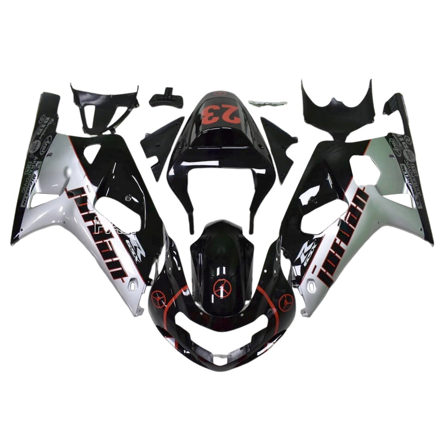 2001-2003 Suzuki GSXR600 GSXR750 2000-2003 K1 Kit carenatura iniezione Carrozzeria