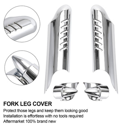 Copertura scudo deflettori forcella parte inferiore gamba per Touring Electra Glide FLHT 2000-2013 Generic