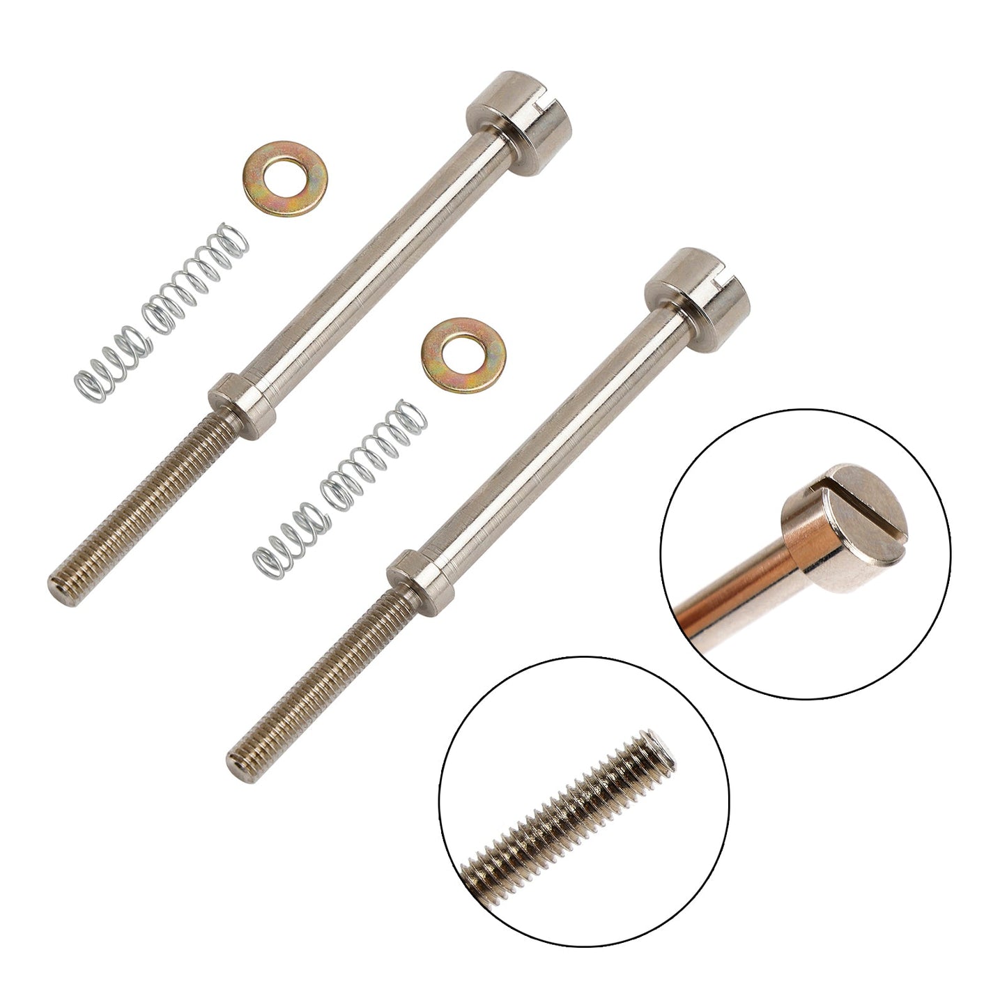 Kit di ricostruzione carburatore 2X Candela con vite del minimo adatta per Big Twin 90-06 27006-88