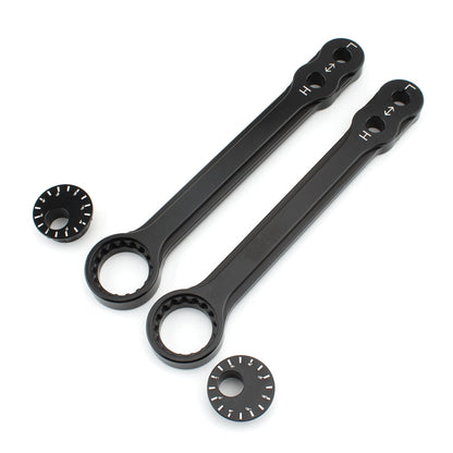 Kawasaki Ninja 400 250 Z400 Z250 13-23 Kit collegamento ribassamento in alluminio CNC 40mm