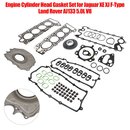 2014-2019 Jaguar XJR F-Type 5.0T AJ133 Set guarnizioni testata motore LR010882 LR078819