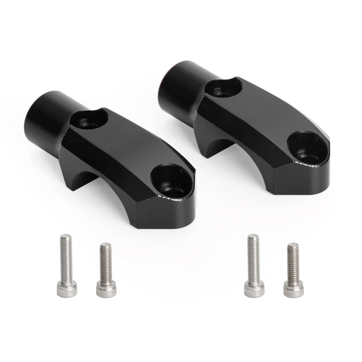 Alluminio CNC 7/8" 22mm Morsetto pompa freno anteriore 10mm Adattatore per montaggio specchio Generico