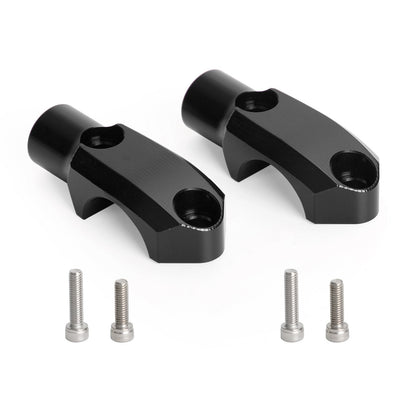 Alluminio CNC 7/8" 22mm Morsetto pompa freno anteriore 10mm Adattatore per montaggio specchio Generico