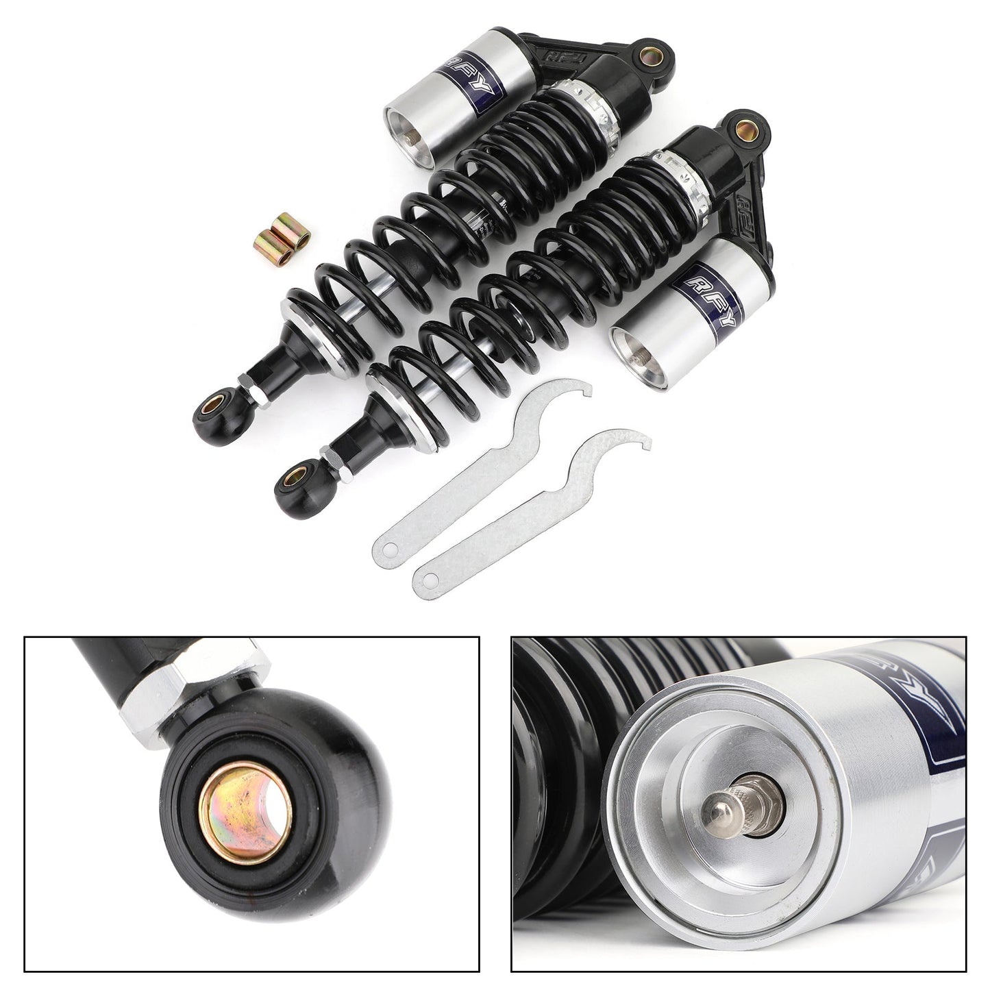 340 mm 375 mm sospensione posteriore ammortizzatori ad aria per Suzuki Yamaha Honda ATV generico