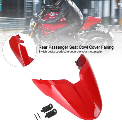 Carenatura coprisella passeggero posteriore/sellino per Ducati Monster 797 821 1200 Generico