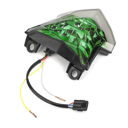 Freno a LED indicatori di direzione fanale posteriore per Kawasaki Z650 Ninja 650 Z900 17-19 argento generico