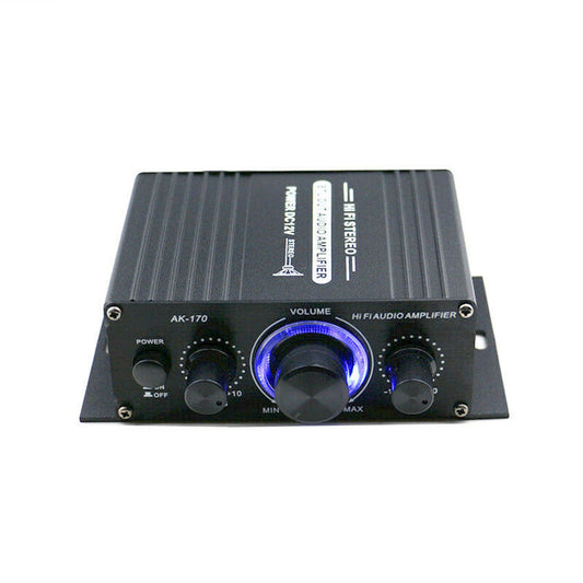 2 * 200W Hi-Fi Auto Stereo 12V Car Audio Amplificatore MP3 Radio Booster LED Design