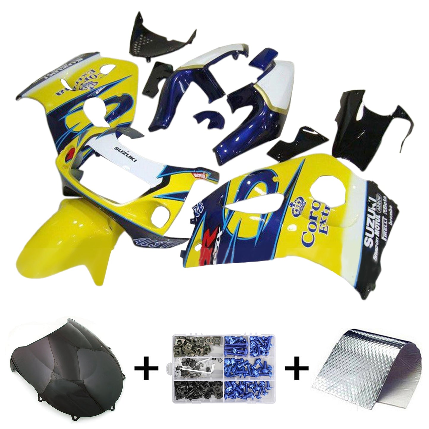 1996-2000 Suzuki GSXR600 1996-1999 GSXR750 Kit carenatura iniezione Carrozzeria