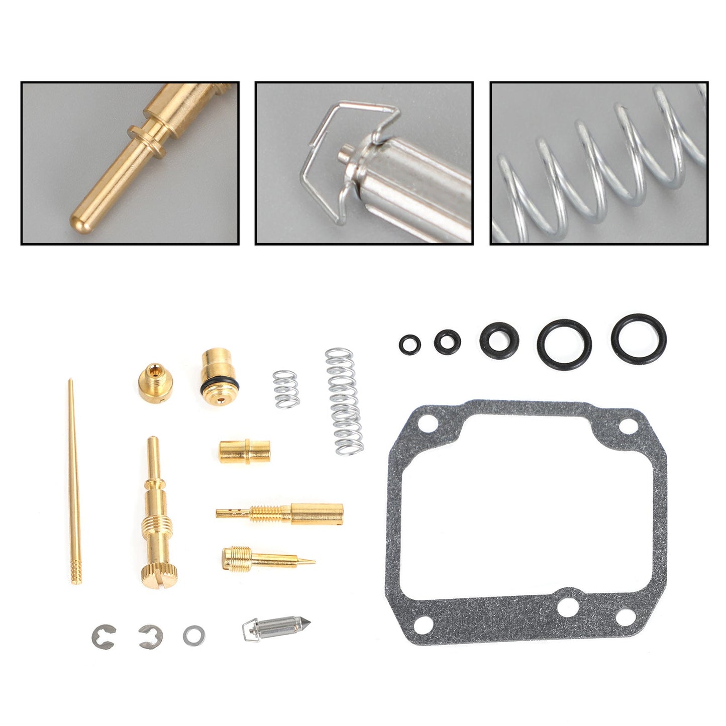 Carburatore Carb Rebuild Kit adatto per Suzuki Quadrunner 160 LT160E 2x4 1989-1992 Generico