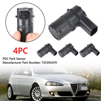4X PDC Sensore di Parcheggio 735393479 Per Alfa Romeo 147 156 159 Fiat Stilo Lancia Generico