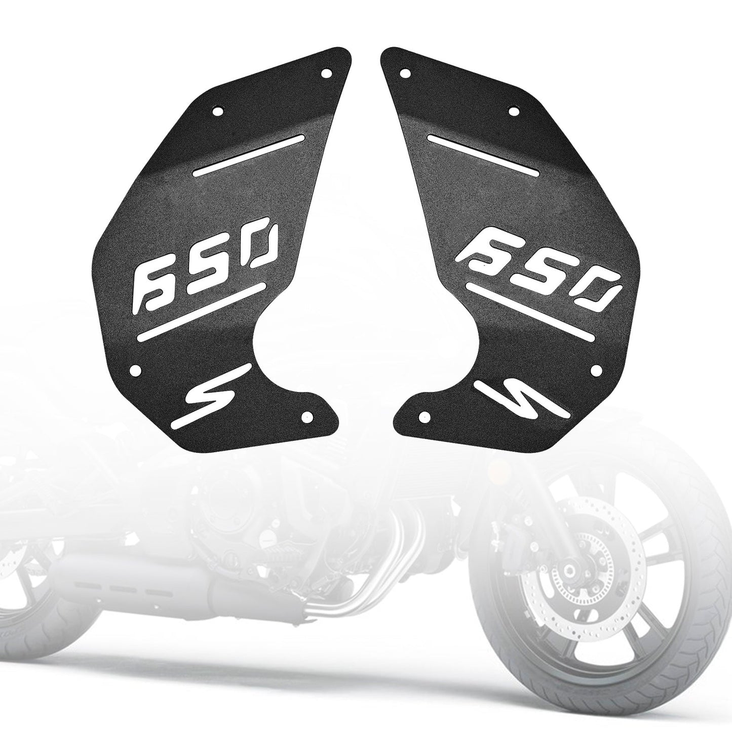 Kawasaki Vulcan S En650 Vn650 15-22 Cnc Piastra di copertura del pannello laterale del motore nera