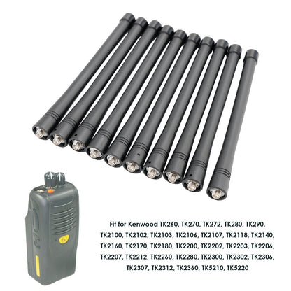 Antenna VHF per autoradio 136-174 Mhz da 155 mm per Kenwood TK260 TK270 TK272 TK280 TK290