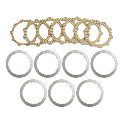 Kit frizione in ferro e dischi di attrito adatti per Honda 22201-ML4-610 FT500C 1982-1983 Generico