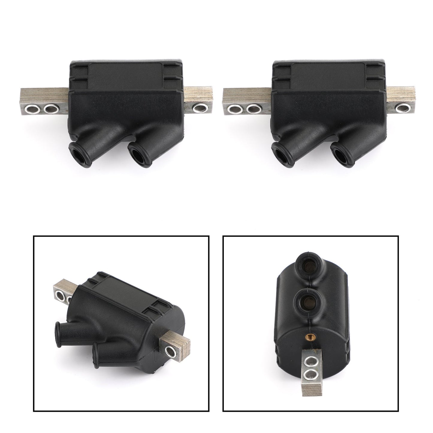 2PCS Bobine di Accensione 3 ohm Doppia uscita Per Honda cb 500 550 750 GL1000 DC1-1 Generico