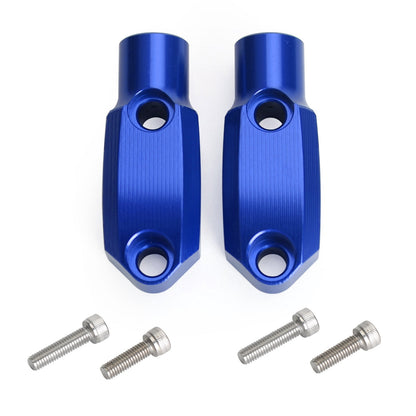 Alluminio CNC 7/8" 22mm Morsetto pompa freno anteriore 10mm Adattatore per montaggio specchio Generico