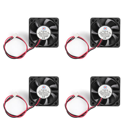 4Pcs DC Brushless Raffreddamento PC Ventola per Computer 12V 5015B 50x50x15mm 0.14A 2 Pin Filo