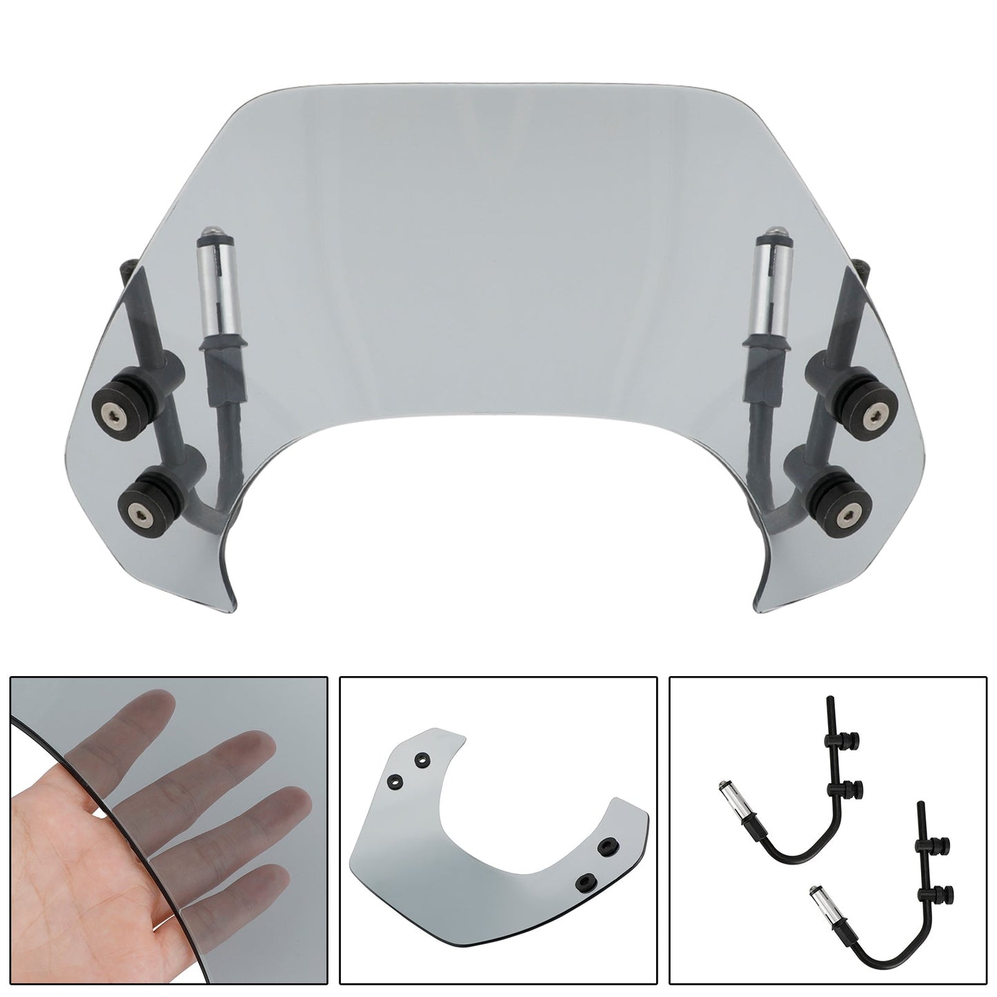 Parabrezza Moto Corto Vespa Sprint 150 2016-2021 Cupolino Parabrezza