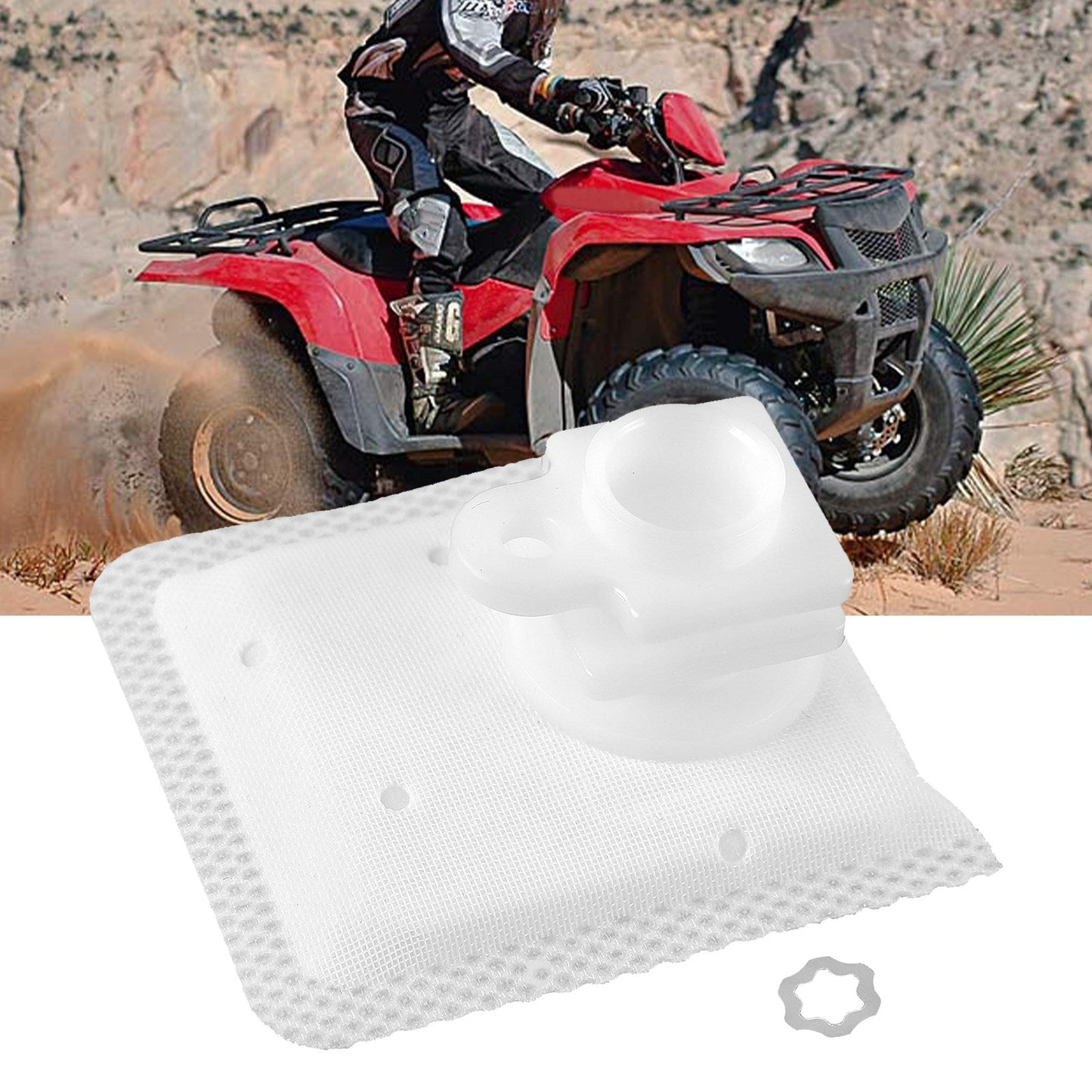 Filtro filtro pompa carburante per Suzuki LTA450 LT-A450X LTA500 LTA750 LT-A750X Generico
