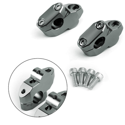 Alluminio billet 7/8" Kit di estensioni per riser manubrio 22mm Per Yamaha Per Honda Per Ducati Per KTM Per Kawasaki Per Suzuki Generico