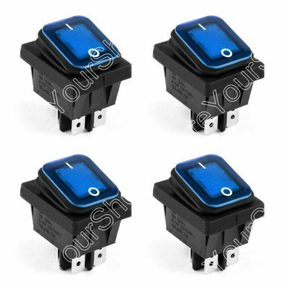 4Pin IP65 Barca Schalter Wasserdicht ON/OFF Rocker RLEIL BE RL2-102 Auto