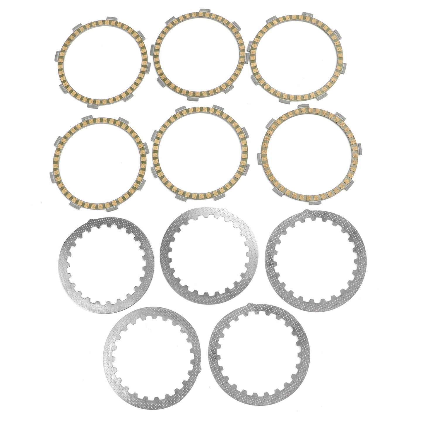 Kit frizione in ferro e dischi di attrito adatti per Yamaha DT125 DT125 R/LC RD125LC RZ125 Generico