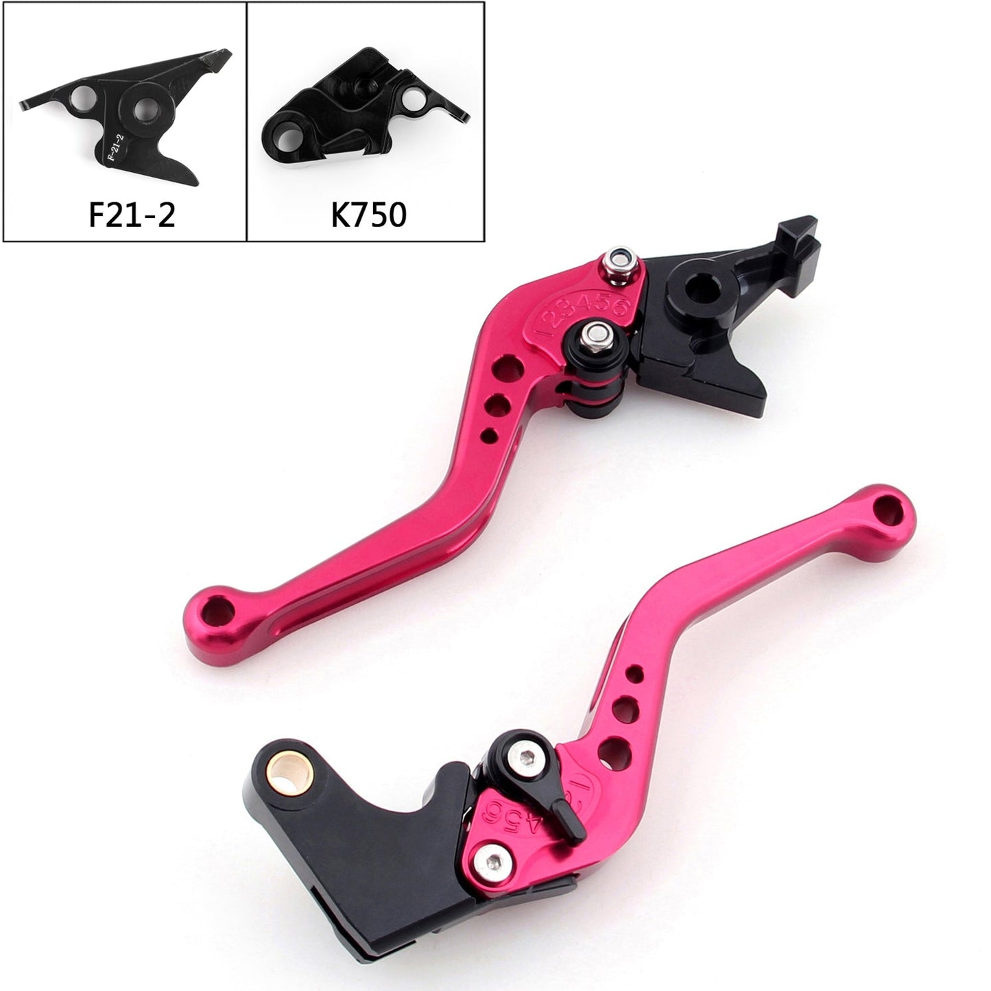 Leva freno frizione corta moto in alluminio CNC per Kawasaki Z900 2017-2018 Generico