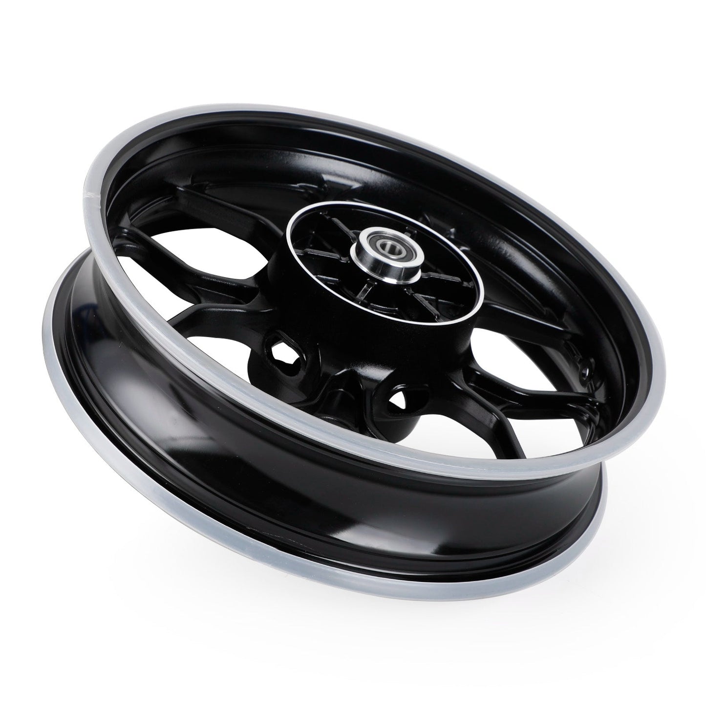 Cerchio ruota posteriore nero completo adatto per Yamaha YZF-R3 YZF R3 2015-2022 NUOVO generico