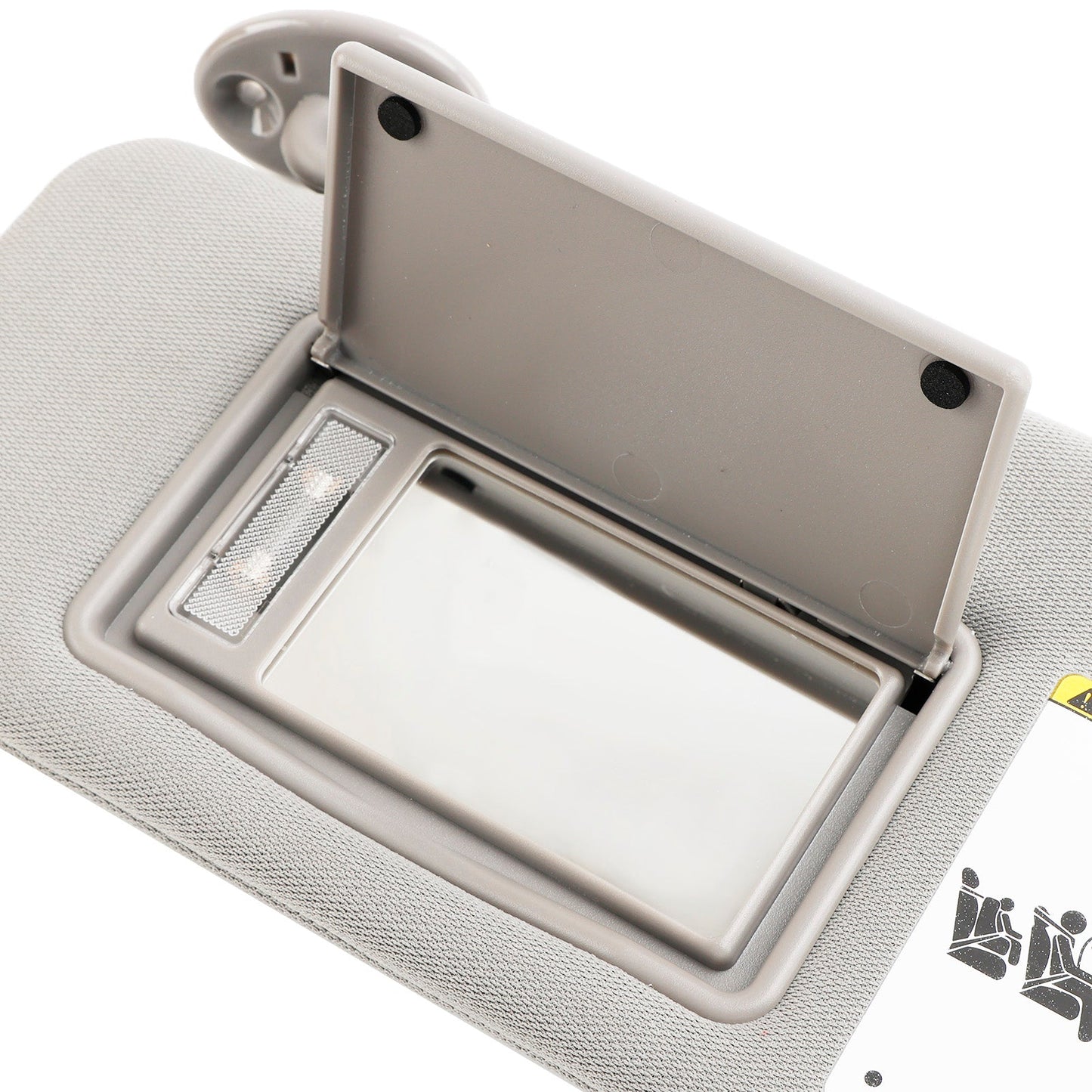 Toyota Highlander 2014-2019 Visiera parasole sinistra con Vanity grigio chiaro 74320-0E074-B0