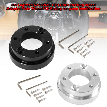 Piastra adattatore per volante da 70 mm per volante Logitech G29 G920 da 13/14 pollici