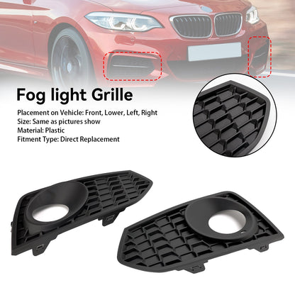 Le migliori offerte per BMW Serie 2 F22 F23 M Sport 2PCS Griglia fendinebbia paraurti