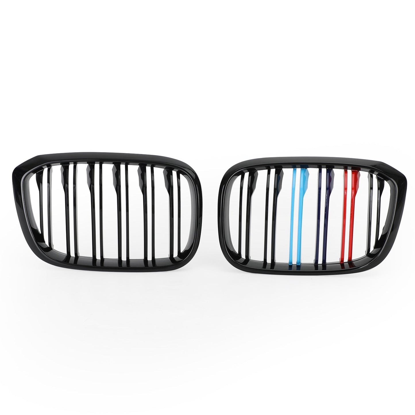 2PCS M-Color Rene Griglia Griglia 51138469959 fit BMW G01 X3 G02 X4 Nero Lucido Generico