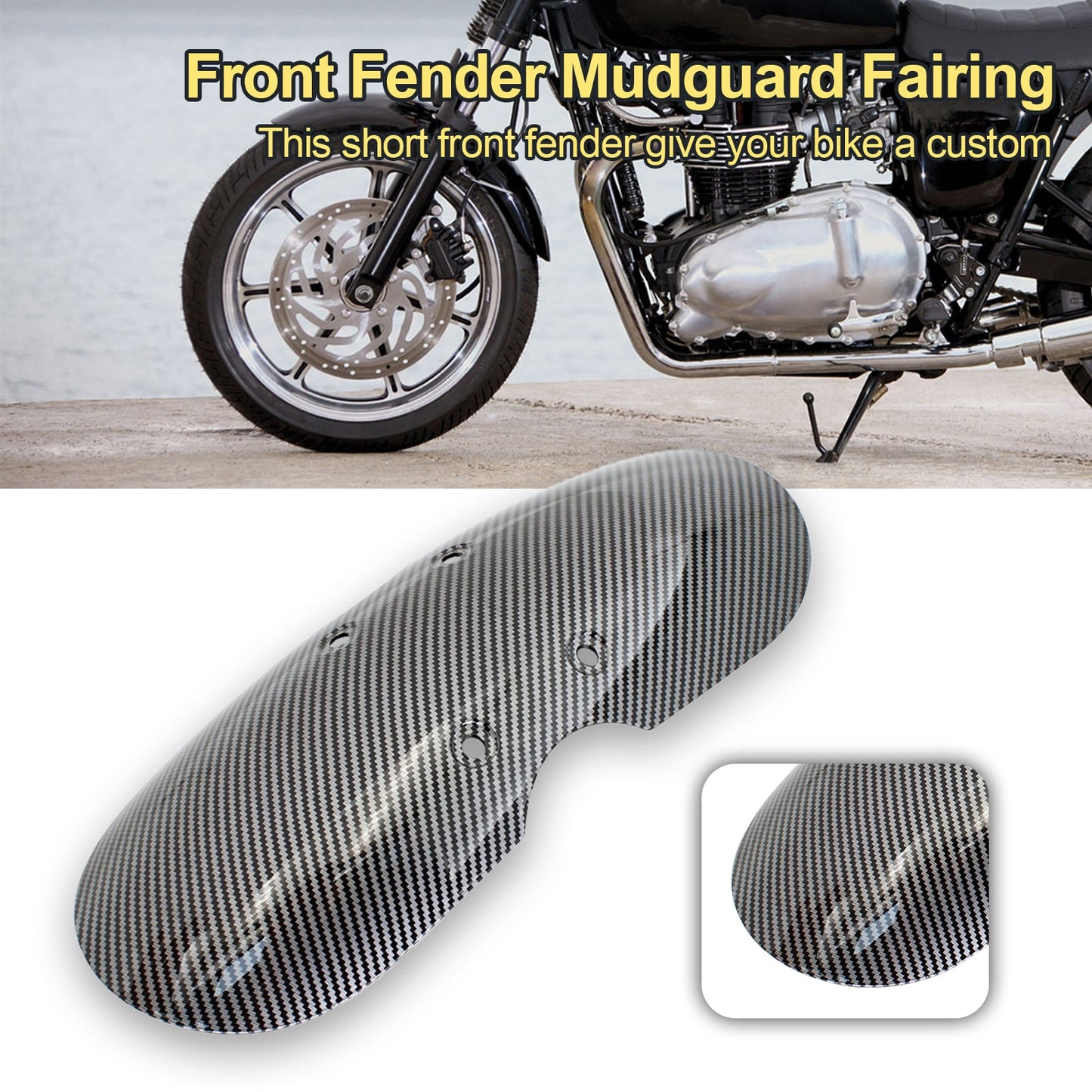 2001-2016 Bonneville T100 Scrambler Thruxton parafango parafango anteriore