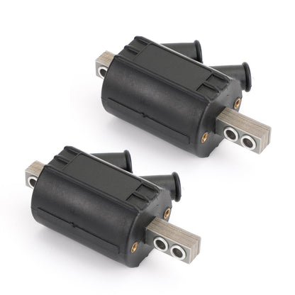 2PCS Bobine di Accensione 3 ohm Doppia uscita Per Honda cb 500 550 750 GL1000 DC1-1 Generico