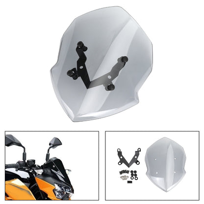 Parabrezza parabrezza moto ABS 4mm per Kawasaki Z125 2019-2020 generico