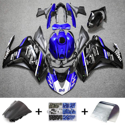 Amotopart Sales Ski Yamaha 2014-2018 YZF R3 e 2015-2017 YZF R25 Kit di abbigliamento blu nero