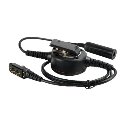 7.1-A3 Transparent Air Tube Headset w Mic per Hytera PD780/700/788/782 PT580H
