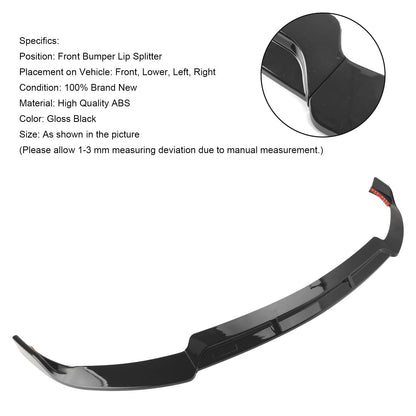 Labbro dello splitter anteriore adatto per Mercedes Benz Classe C W205 C205 2019-2021 Stile Brabus